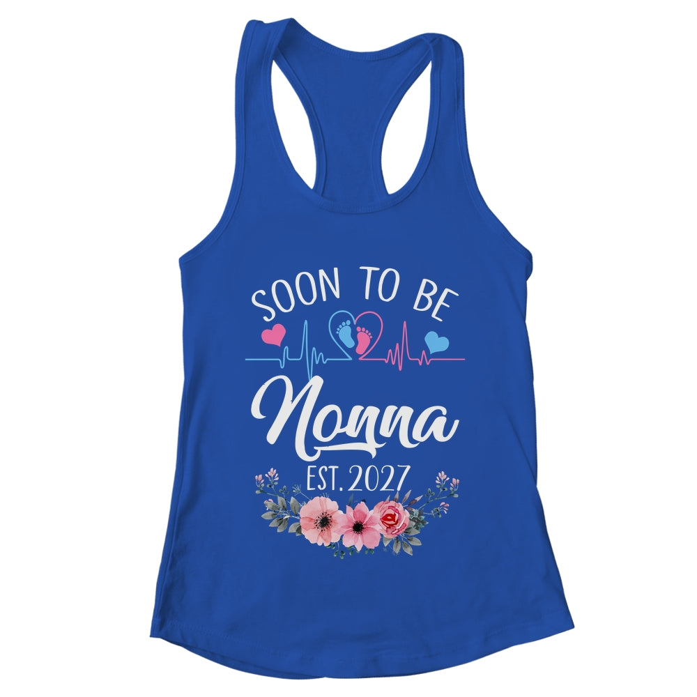 Soon To Be Nonna 2027 First Time Pregnancy Announcement Shirt & Tank Top | teecentury