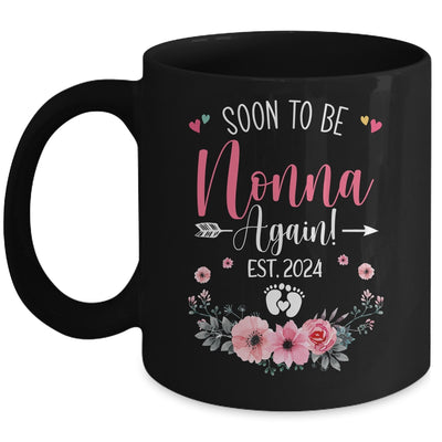 Soon To Be Nonna Again Est 2024 Mothers Day Mug | teecentury