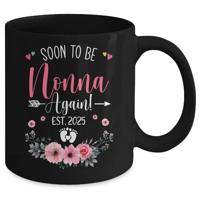 Soon To Be Nonna Again Est 2025 Mothers Day Mug | teecentury