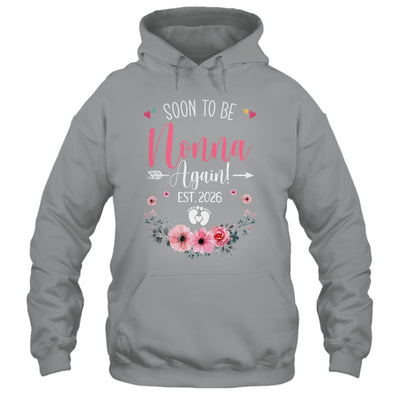 Soon To Be Nonna Again Est 2026 Mothers Day Shirt & Tank Top | teecentury