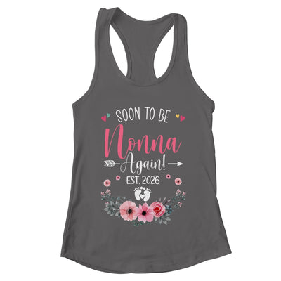 Soon To Be Nonna Again Est 2026 Mothers Day Shirt & Tank Top | teecentury