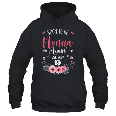 Soon To Be Nonna Again Est 2027 Mothers Day Shirt & Tank Top | teecentury