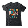 Soon To Be Nonna Est 2025 Pregnancy Announcement Groovy Shirt & Tank Top | teecentury