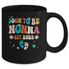 Soon To Be Nonna Est 2025 Pregnancy Announcement Groovy Mug | teecentury