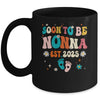 Soon To Be Nonna Est 2025 Pregnancy Announcement Groovy Mug | teecentury