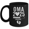 Soon To Be Oma 2025 Pregnancy Announcement Loading Mug | teecentury