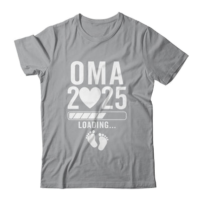 Soon To Be Oma 2025 Pregnancy Announcement Loading Shirt & Tank Top | teecentury