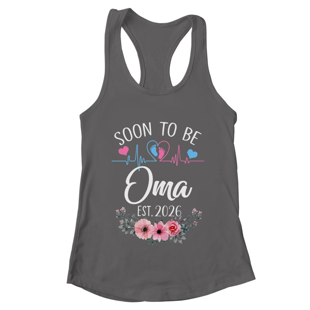 Soon To Be Oma 2026 First Time Pregnancy Announcement Shirt & Tank Top | teecentury