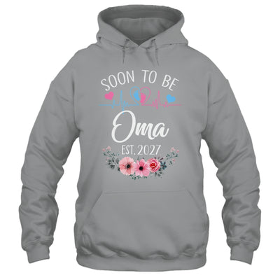 Soon To Be Oma 2027 First Time Pregnancy Announcement Shirt & Tank Top | teecentury