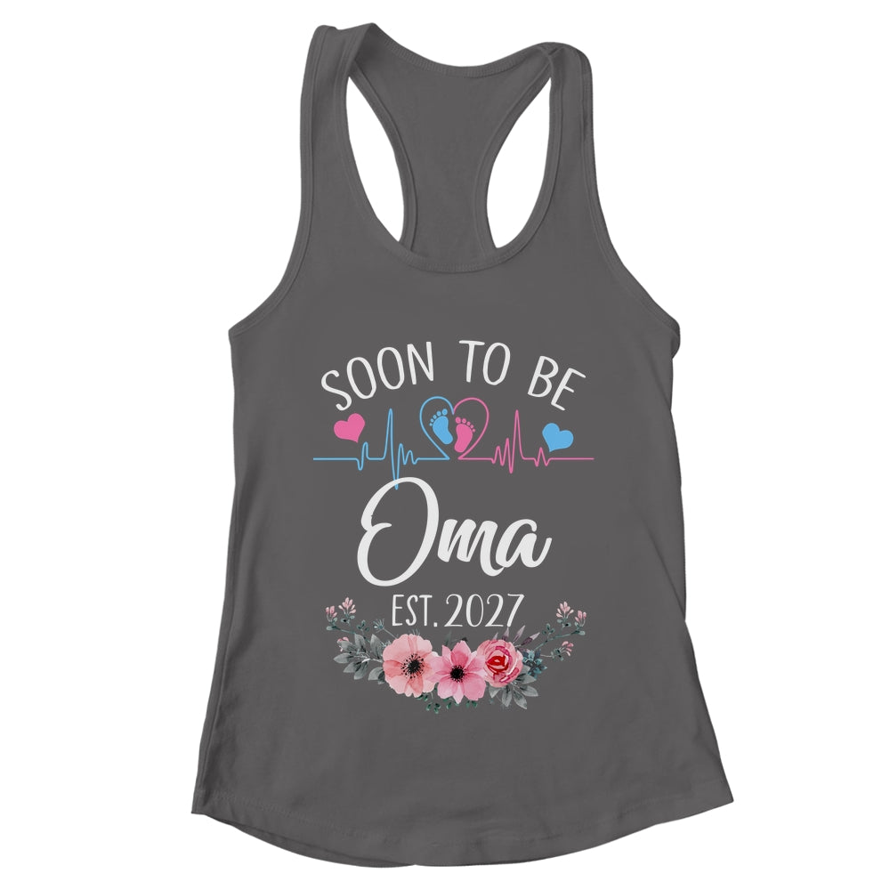 Soon To Be Oma 2027 First Time Pregnancy Announcement Shirt & Tank Top | teecentury
