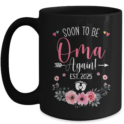 Soon To Be Oma Again Est 2025 Mothers Day Mug | teecentury