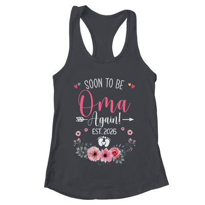 Soon To Be Oma Again Est 2026 Mothers Day Shirt & Tank Top | teecentury