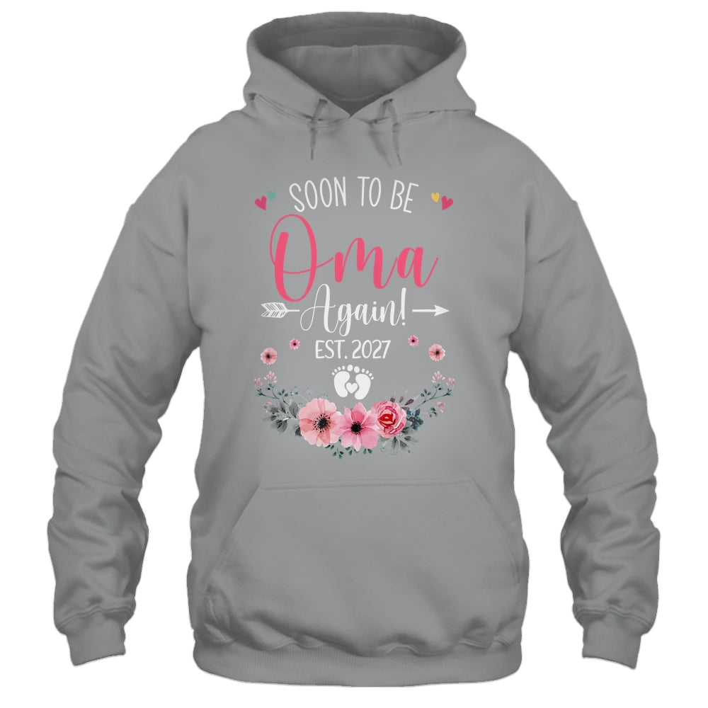 Soon To Be Oma Again Est 2027 Mothers Day Shirt & Tank Top | teecentury