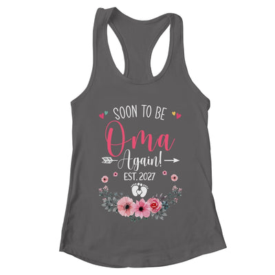 Soon To Be Oma Again Est 2027 Mothers Day Shirt & Tank Top | teecentury