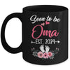 Soon To Be Oma Est 2024 Mothers Day First Time Oma Mug | teecentury