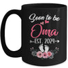 Soon To Be Oma Est 2024 Mothers Day First Time Oma Mug | teecentury