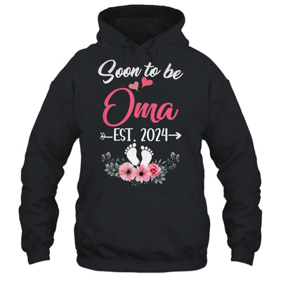 Soon To Be Oma Est 2024 Mothers Day First Time Oma Shirt & Tank Top | teecentury