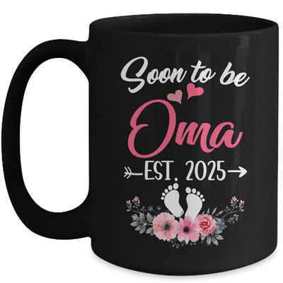 Soon To Be Oma Est 2025 Mothers Day First Time Oma Mug | teecentury