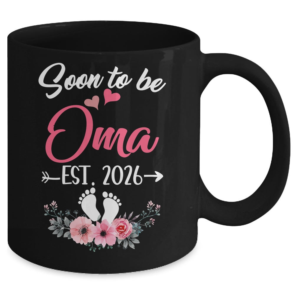 Soon To Be Oma Est 2026 Mothers Day First Time Oma Mug | teecentury