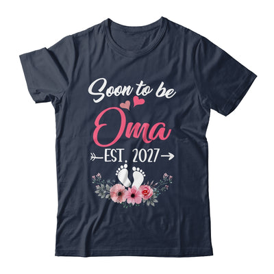 Soon To Be Oma Est 2027 Mothers Day First Time Oma Shirt & Tank Top | teecentury