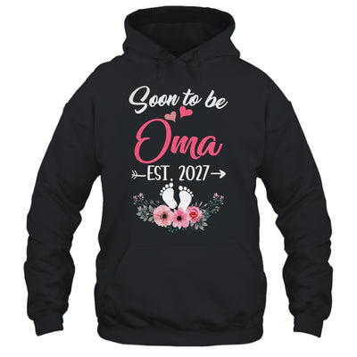Soon To Be Oma Est 2027 Mothers Day First Time Oma Shirt & Tank Top | teecentury