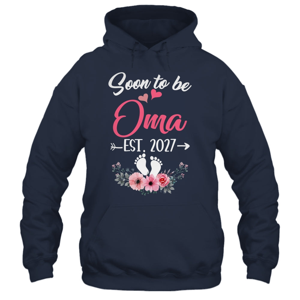 Soon To Be Oma Est 2027 Mothers Day First Time Oma Shirt & Tank Top | teecentury
