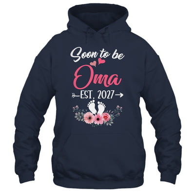 Soon To Be Oma Est 2027 Mothers Day First Time Oma Shirt & Tank Top | teecentury