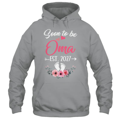 Soon To Be Oma Est 2027 Mothers Day First Time Oma Shirt & Tank Top | teecentury