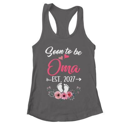 Soon To Be Oma Est 2027 Mothers Day First Time Oma Shirt & Tank Top | teecentury