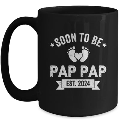 Soon To Be Pap Pap 2024 Fathers Day First Time Pap Pap Mug | teecentury