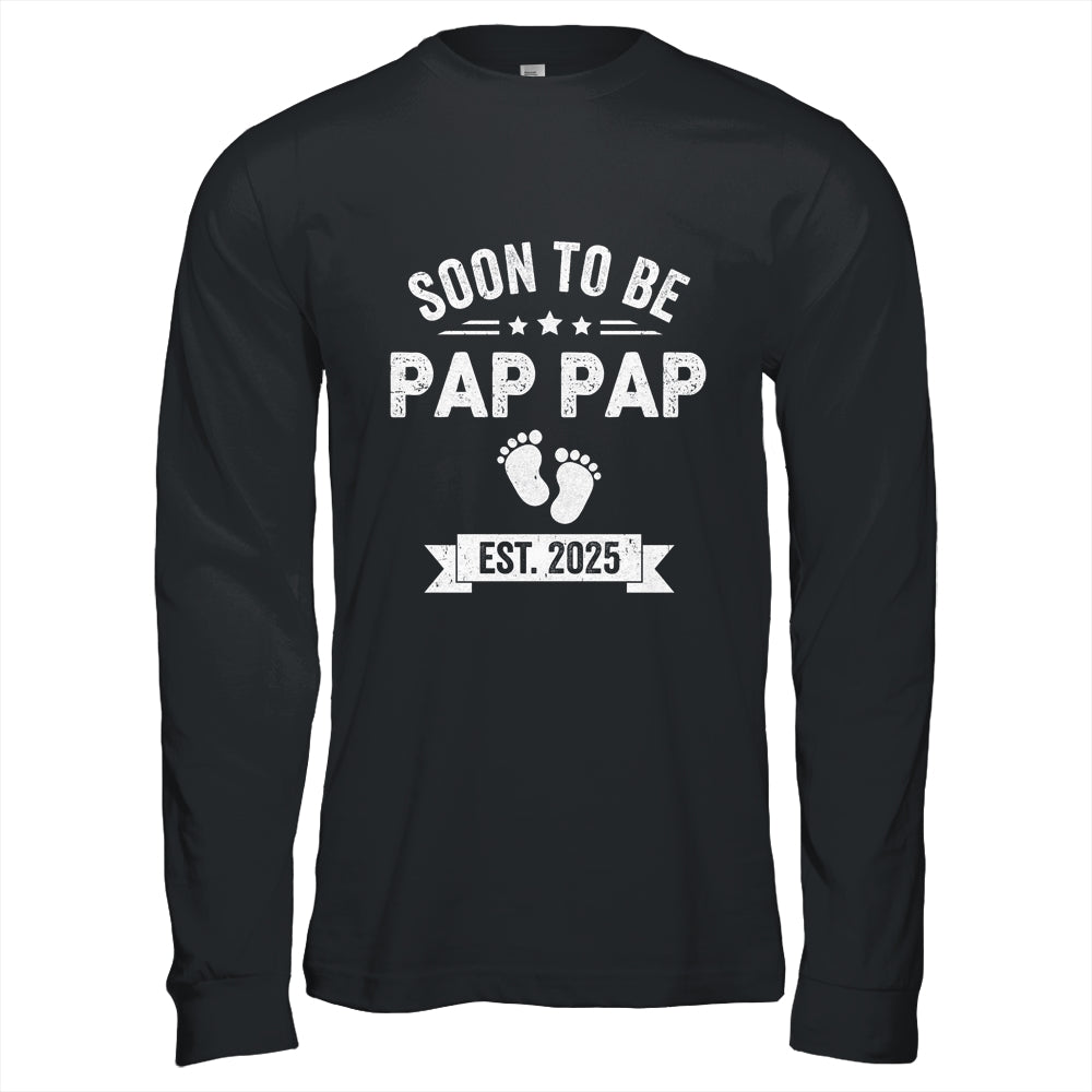 Soon To Be Pap Pap 2025 Fathers Day First Time Pap Pap Shirt & Hoodie | teecentury