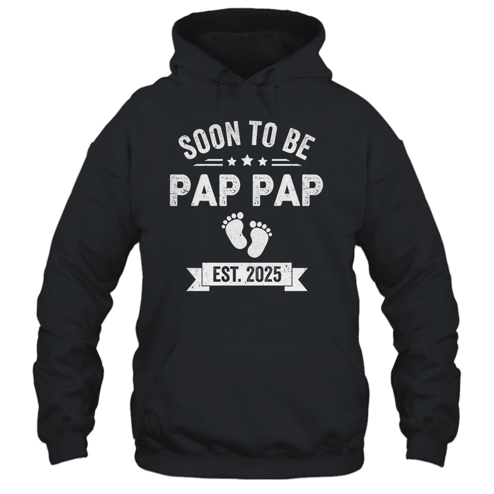 Soon To Be Pap Pap 2025 Fathers Day First Time Pap Pap Shirt & Hoodie | teecentury