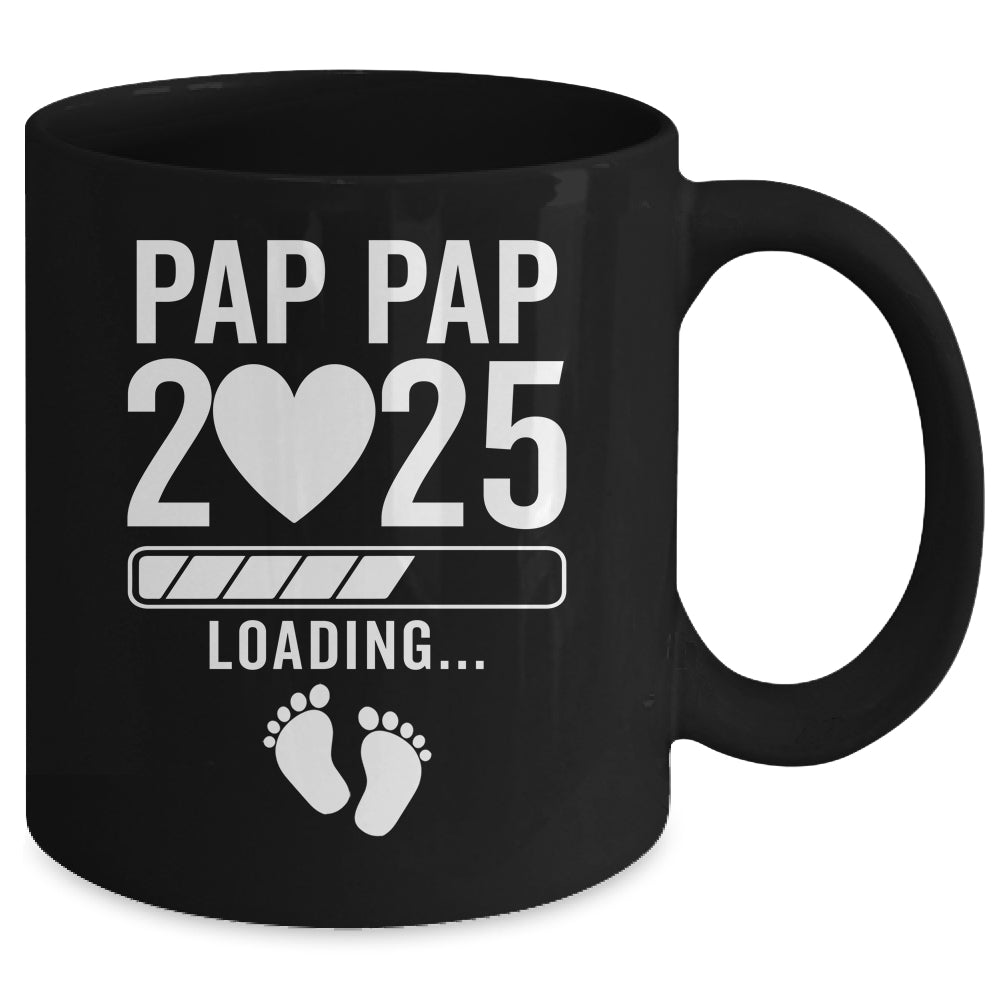 Soon To Be Pap Pap 2025 Pregnancy Announcement Loading Mug | teecentury