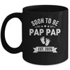 Soon To Be Pap Pap 2026 Fathers Day First Time Pap Pap Mug | teecentury