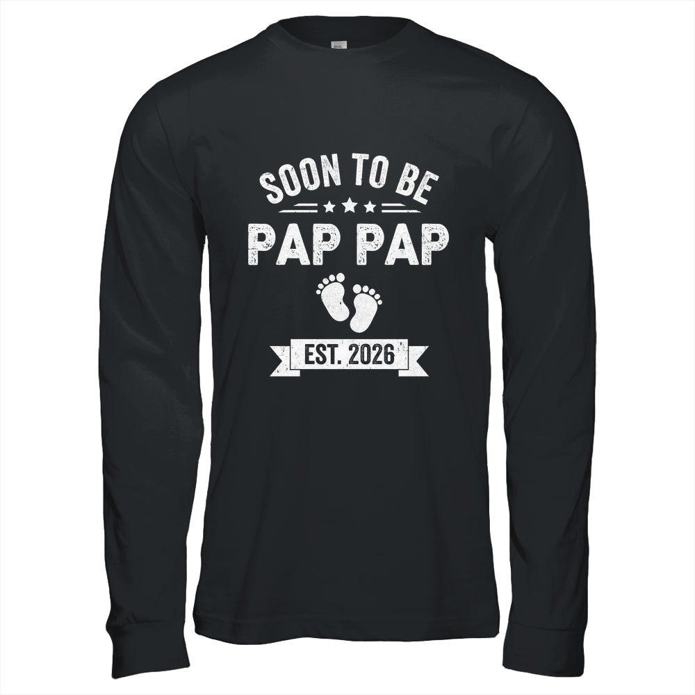 Soon To Be Pap Pap 2026 Fathers Day First Time Pap Pap Shirt & Hoodie | teecentury