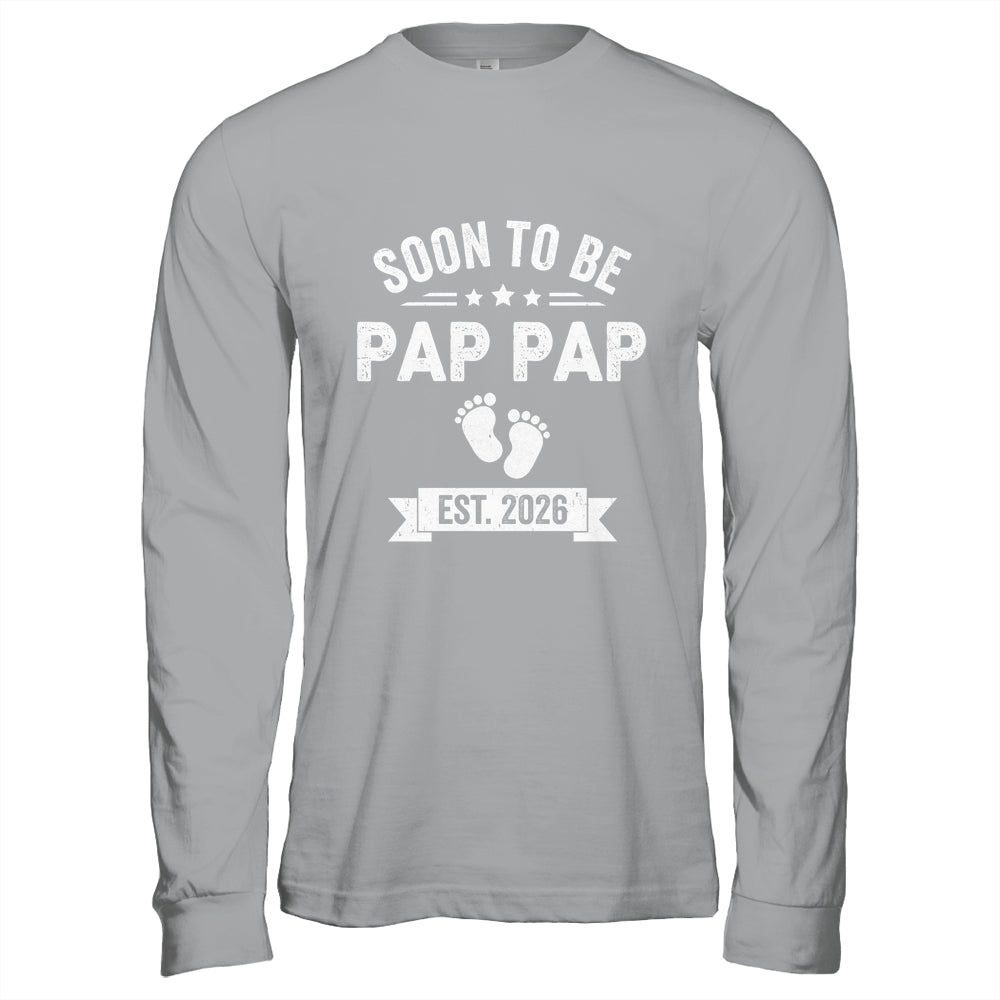 Soon To Be Pap Pap 2026 Fathers Day First Time Pap Pap Shirt & Hoodie | teecentury