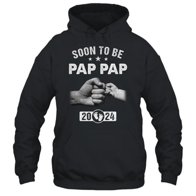 Soon To Be Pap Pap Est 2024 Fathers Day First Time New Shirt & Hoodie | teecentury