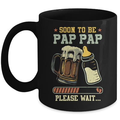 Soon To Be Pap Pap Est 2025 Pregnancy Announcement Loading Mug | teecentury