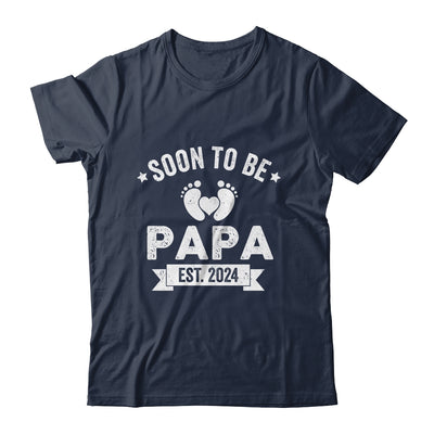 Soon To Be Papa 2024 Fathers Day First Time Papa Shirt & Hoodie | teecentury