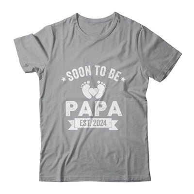 Soon To Be Papa 2024 Fathers Day First Time Papa Shirt & Hoodie | teecentury