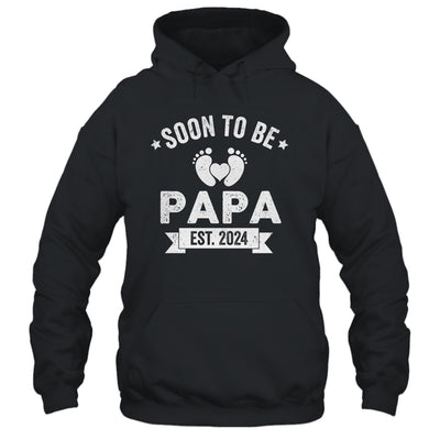 Soon To Be Papa 2024 Fathers Day First Time Papa Shirt & Hoodie | teecentury