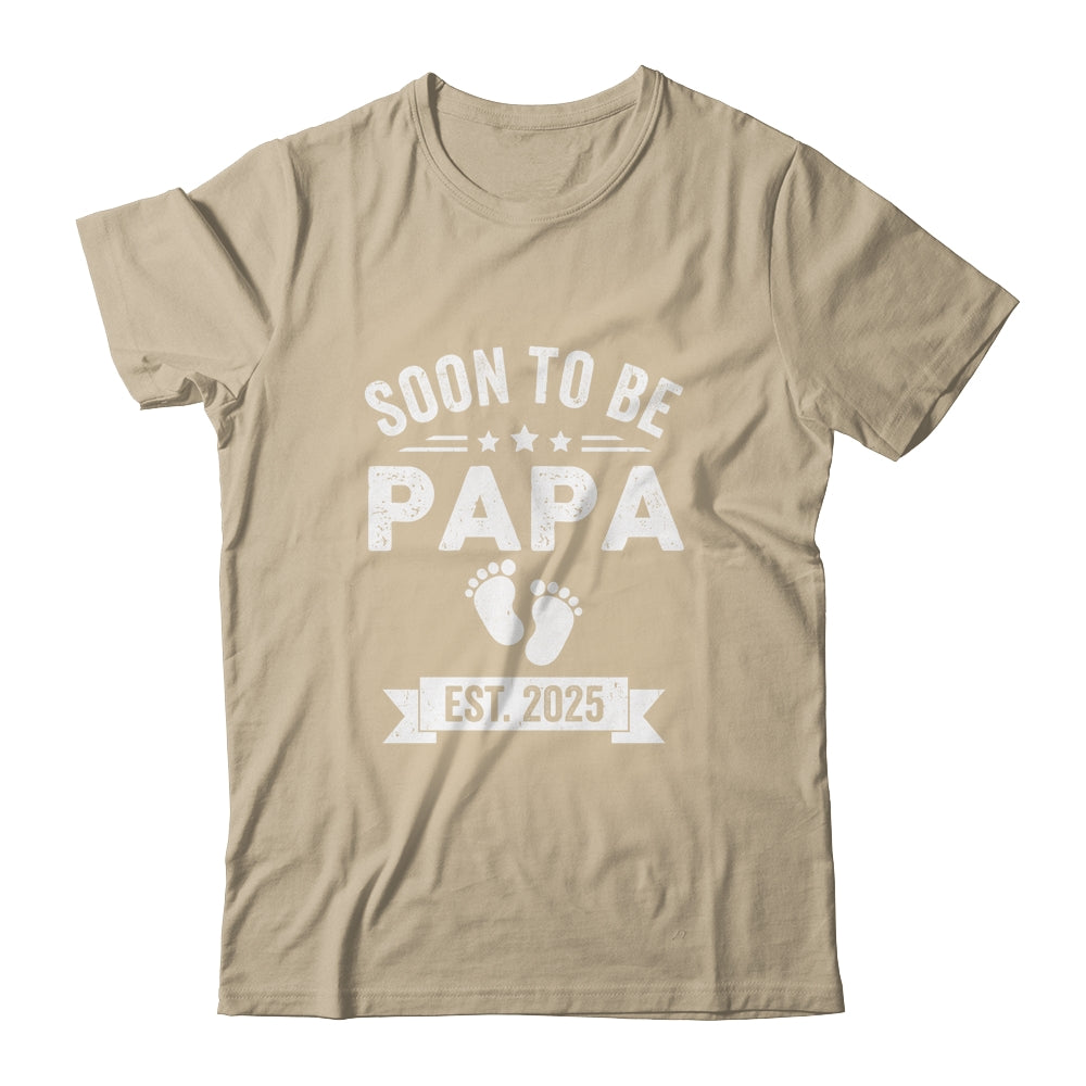 Soon To Be Papa 2025 Fathers Day First Time Papa Shirt & Hoodie | teecentury
