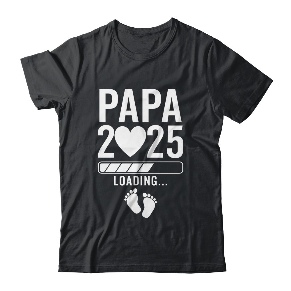 Soon To Be Papa 2025 Pregnancy Announcement Loading Shirt & Hoodie | teecentury