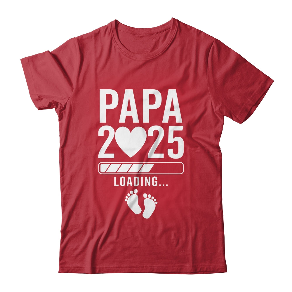 Soon To Be Papa 2025 Pregnancy Announcement Loading Shirt & Hoodie | teecentury