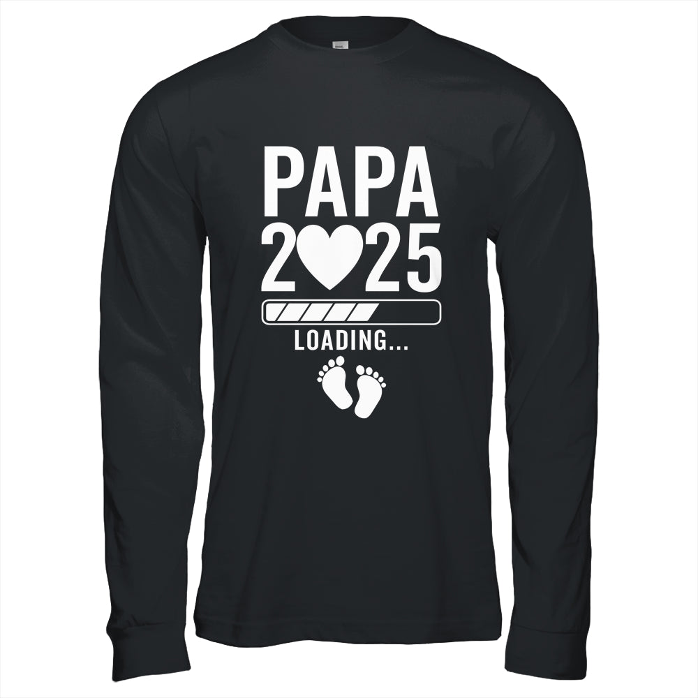 Soon To Be Papa 2025 Pregnancy Announcement Loading Shirt & Hoodie | teecentury
