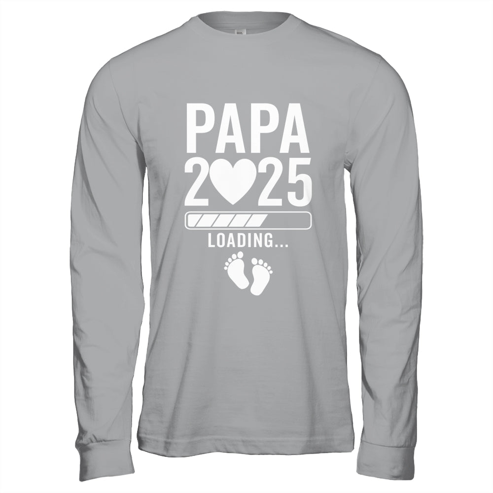 Soon To Be Papa 2025 Pregnancy Announcement Loading Shirt & Hoodie | teecentury