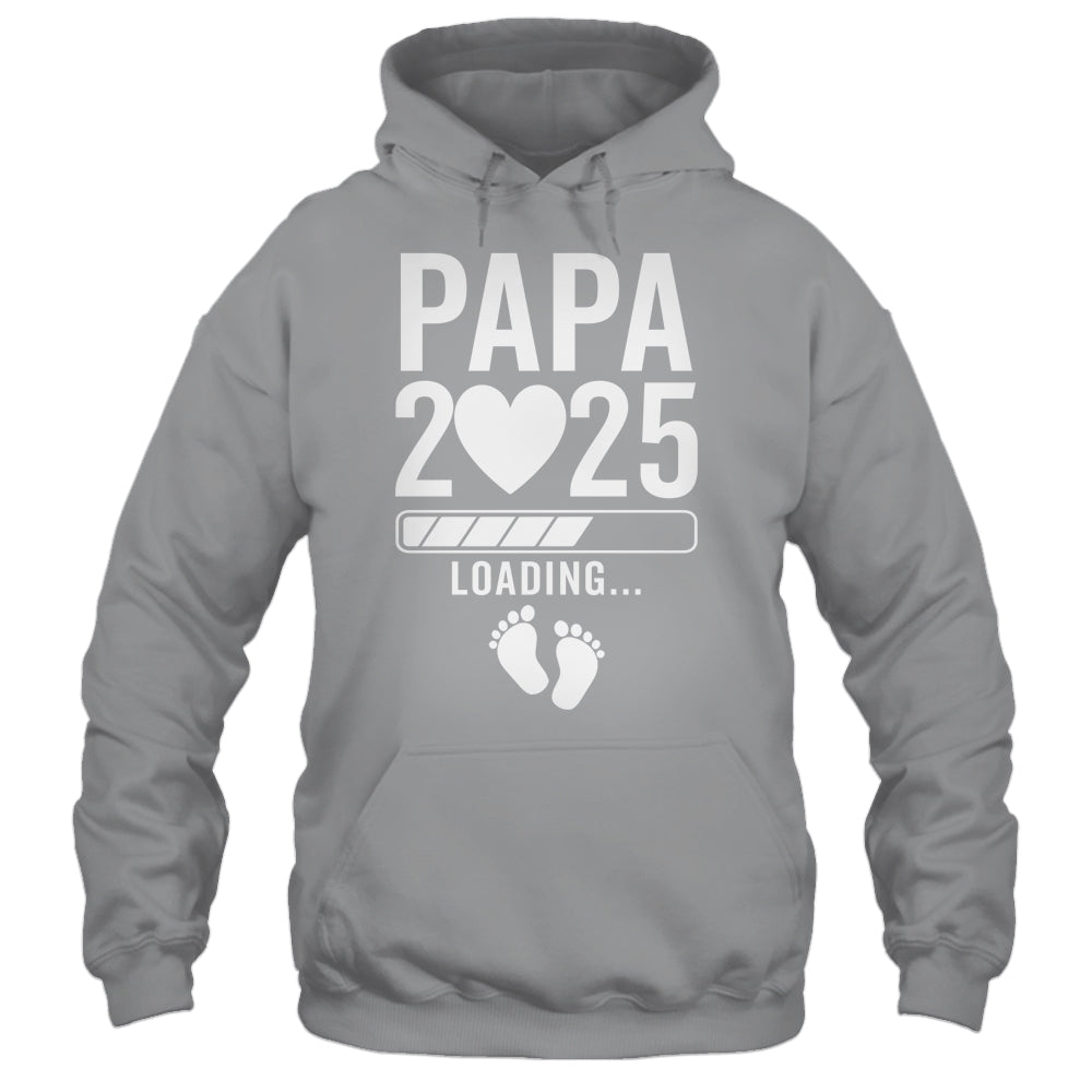 Soon To Be Papa 2025 Pregnancy Announcement Loading Shirt & Hoodie | teecentury