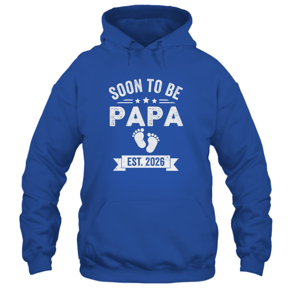 Soon To Be Papa 2026 Fathers Day First Time Papa Shirt & Hoodie | teecentury
