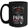 Soon To Be Papa 2026 Loading Pregnancy Announcement Papa Mug | teecentury
