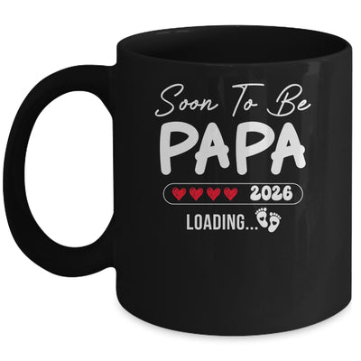 Soon To Be Papa 2026 Loading Promoted To Papa Est 2026 Mug | teecentury